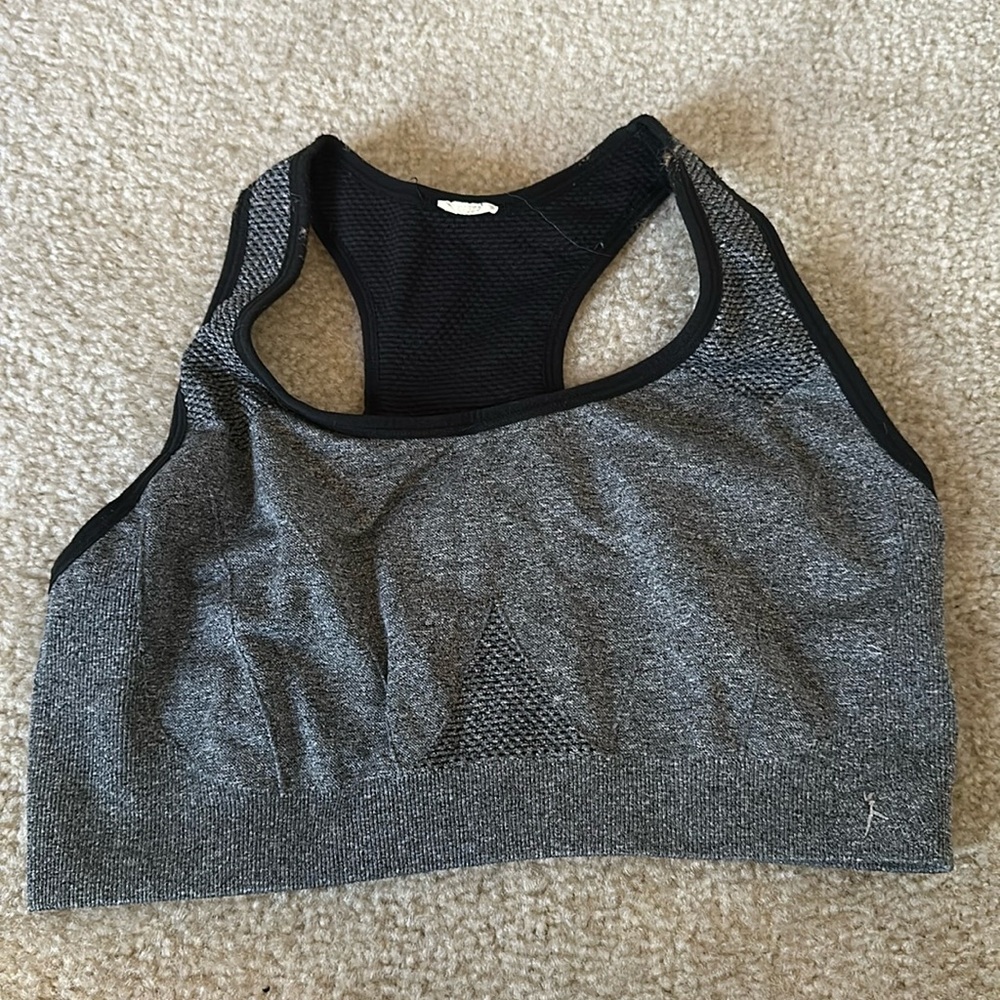 Womens Old Navy Grey Sports Bra Size XL